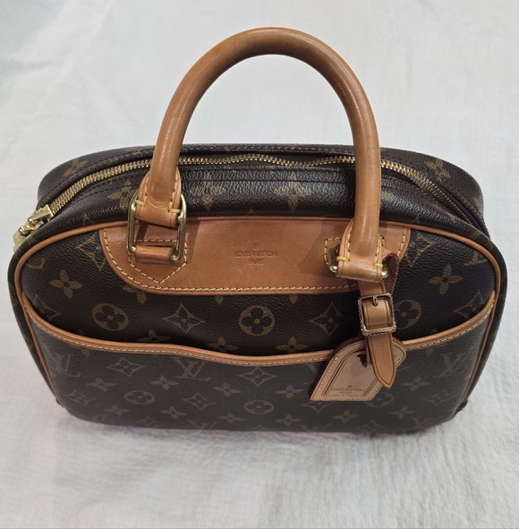 Louis Vuitton Trouville Monogram Canvas Leather Bag Speedy Alma Classic Travel - Picture 5 of 16